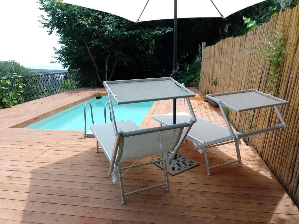 Flat With Panoramic Terrace And Private Pool Mt5X3 Apartment ตาออร์มินา ภายนอก รูปภาพ
