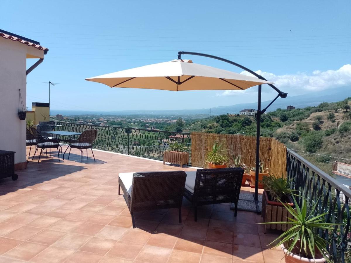 Flat With Panoramic Terrace And Private Pool Mt5X3 Apartment ตาออร์มินา ภายนอก รูปภาพ
