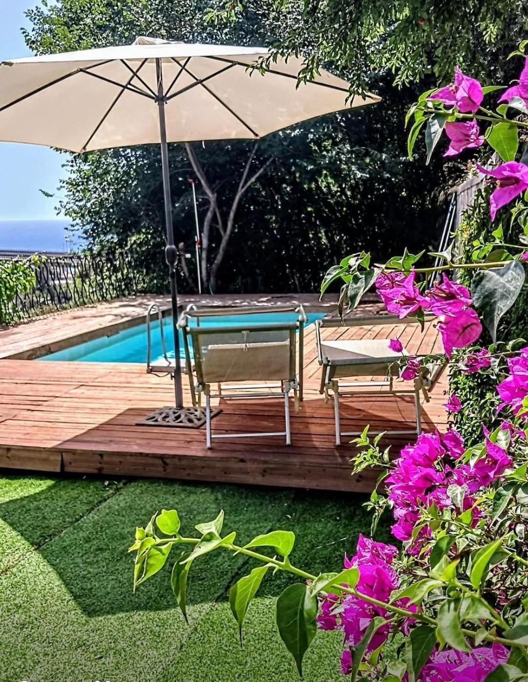 Flat With Panoramic Terrace And Private Pool Mt5X3 Apartment ตาออร์มินา ภายนอก รูปภาพ
